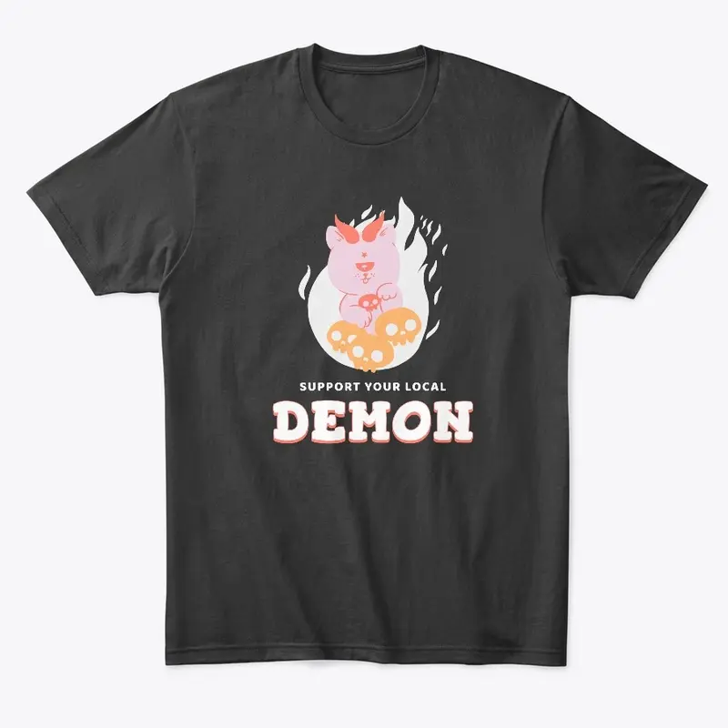 Support Your Local Demon Cat