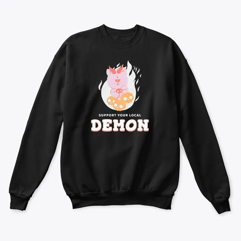 Support Your Local Demon Cat